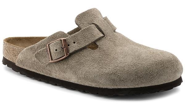 Boston taupe, Suede Leather