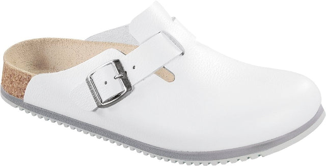 Boston SL white, Natural Leather