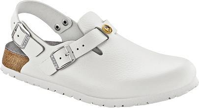 Tokio-ESD white, Natural Leather