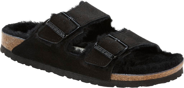 Arizona Shearling black/black, Suede Leather