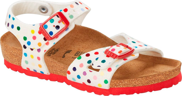 Rio Kids digital dots white, Microfibre