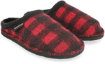 Plaid schwarz rot, Walkstoff