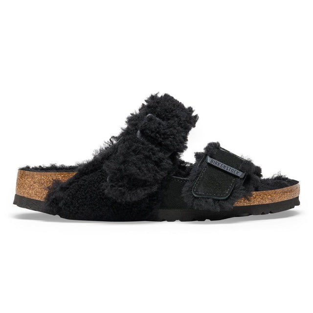 Arizona Split Shearl teddy black, Suede Leather