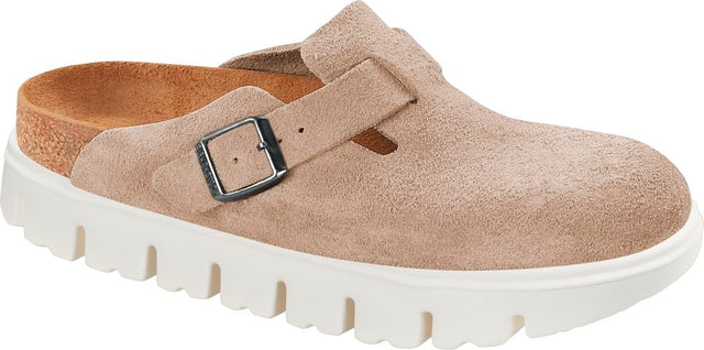 Boston Chunky warm sand, Suede Leather