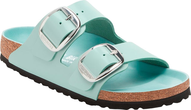 Arizona Big Buckle shine surf green, Natural Lea