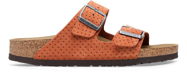 Arizona burnt orange, Suede Leather Embossed