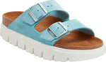 Arizona Chunky mineral blue, Suede Leather