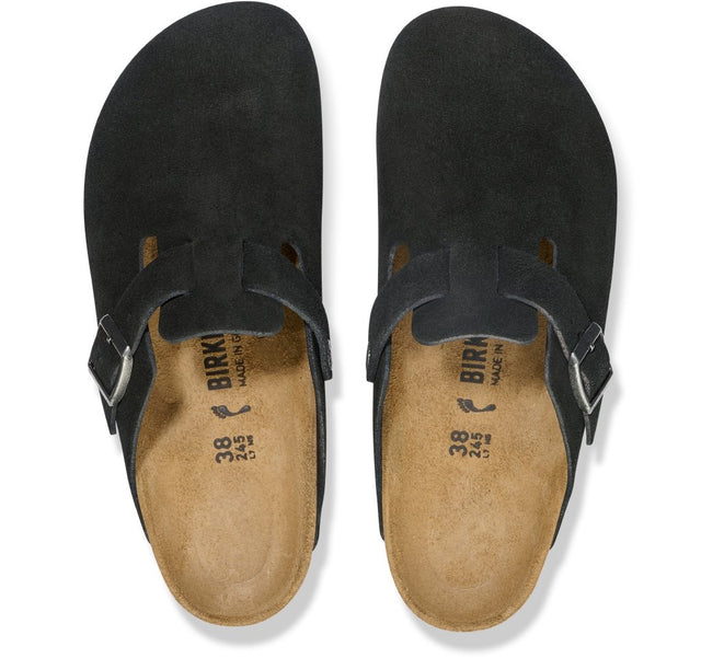 Boston black, Suede Leather