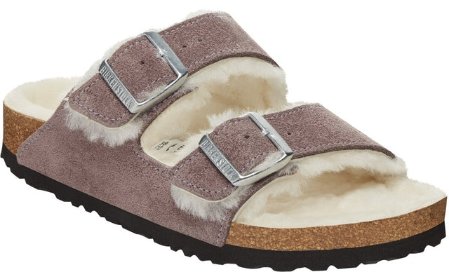 Arizona Shearling faded purple, Suede Leather