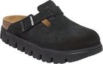 Boston Chunky black, Suede Leather