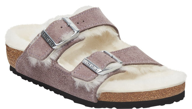 Arizona Kids Shearling faded purple, Suede Leather