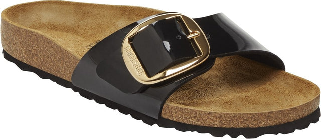 Madrid Big Buckle black, Birko Flor Patent