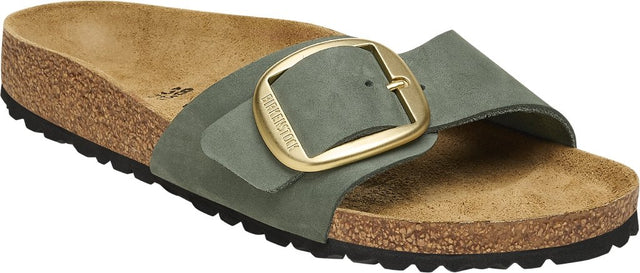 Madrid Big Buckle thyme, Nubuck Leather