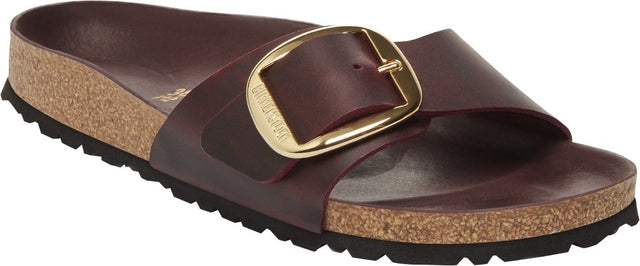 Madrid Big Buckle zinfandel, Oiled Leather