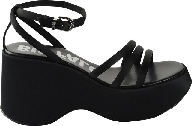 Joy Mss Sandal-vegan satin-black